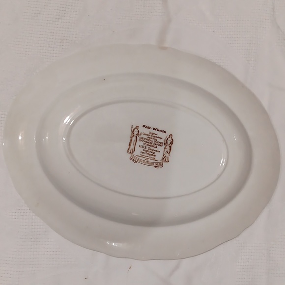Alfred meakin Fair winds serving plate 12 ins wide made in England - Picture 2 of 4
